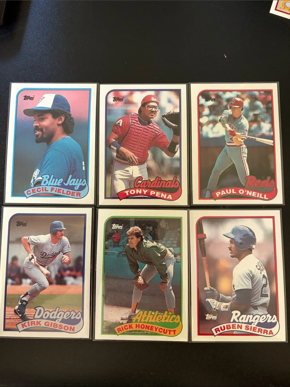 89 Topps Vintage Baseball Card Lot - Multi by player set